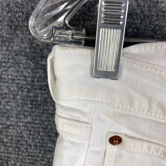 Gap 1969 Jeans Women's Size 26 Slim Crop White Cotton Blend Adults - Picture 3 of 10